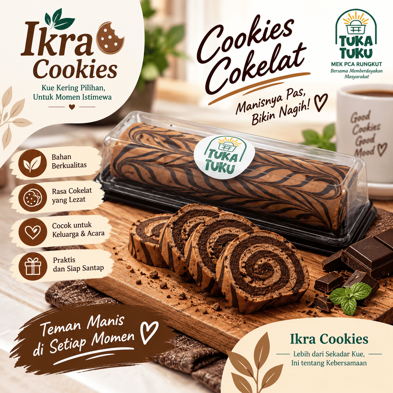 Cookies Cokelat